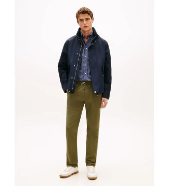 Tommy Hilfiger Giacca da corsa blu navy effetto stropicciato