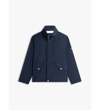 Tommy Hilfiger Giacca da corsa blu navy effetto stropicciato