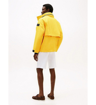 Tommy Hilfiger Casaco de corrida repelente de gua amarelo