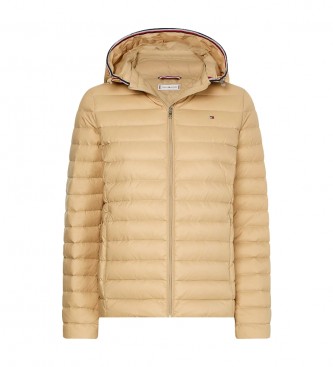 Tommy Hilfiger Essential Plumn Jacket with beige hood