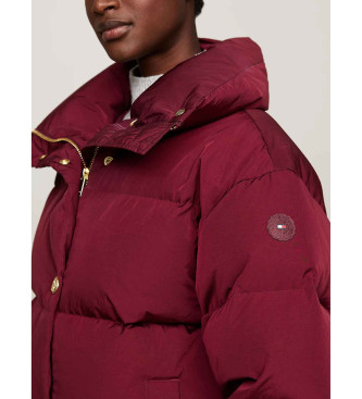 Tommy Hilfiger Oversize-Jacke mit kastanienbrauner Daunenfllung