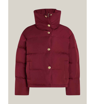 Tommy Hilfiger Chaqueta oversize con relleno de plumn granate