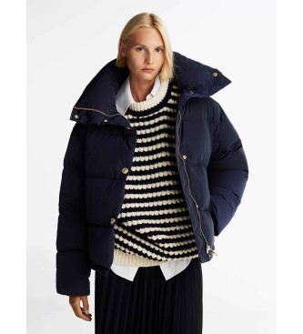 Tommy Hilfiger Oversize jakke med navyfarvet dunfyld