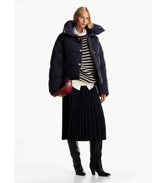 Tommy Hilfiger Oversize-Jacke mit marineblauer Daunenfllung