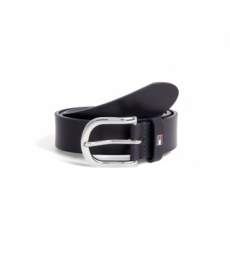 Tommy Hilfiger Danny marine leren riem