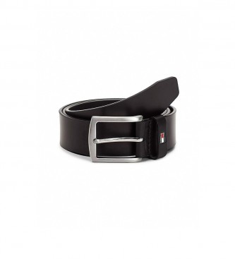 Tommy Hilfiger Denton Leather Belt preto