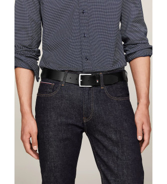 Tommy Hilfiger Ceinture en cuir Denton noir