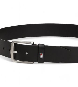 Tommy Hilfiger Ceinture en cuir Denton noir