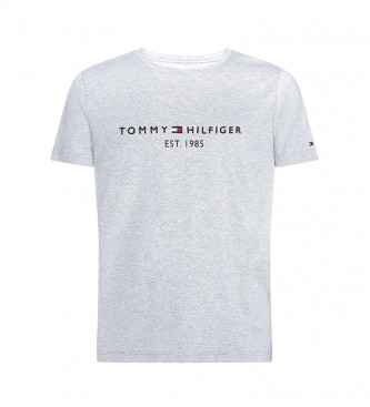 Tommy Hilfiger T-shirt com o logótipo do núcleo cinzento