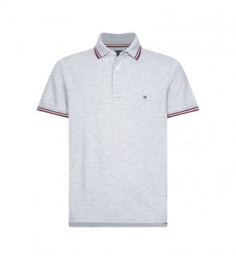 Tommy Hilfiger Polo gris Core Tipped Slim