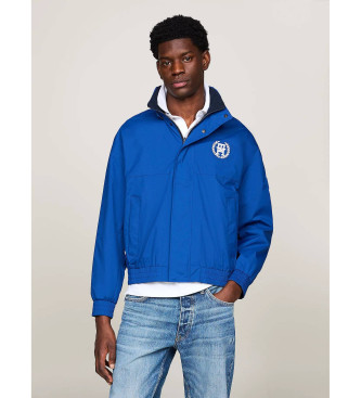 Tommy Hilfiger Reversible waterproof windbreaker blue