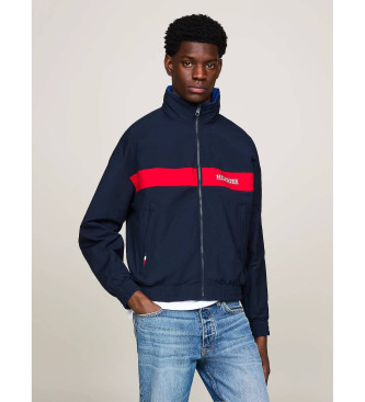 Tommy Hilfiger Reversible waterproof windbreaker blue