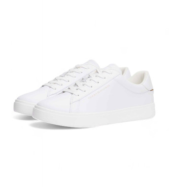 Tommy Hilfiger Essentile leren sneakers wit