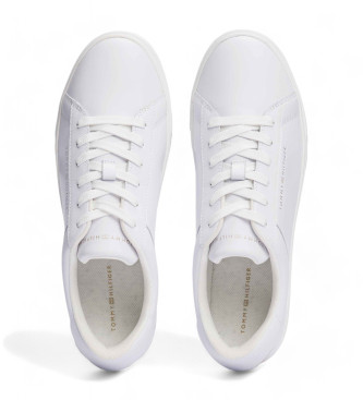 Tommy Hilfiger Essentile leren sneakers wit