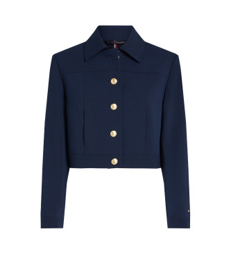 Tommy Hilfiger Blazer blu navy con bottoni dorati