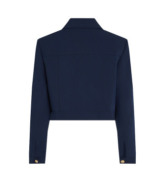 Tommy Hilfiger Blazer blu navy con bottoni dorati