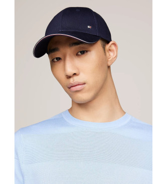 Tommy Hilfiger Bon de basebol da empresa com seis painis azul-marinho