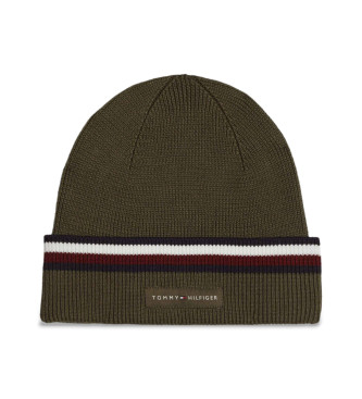 Tommy Hilfiger Gorro Corporate con cinta distintiva verde