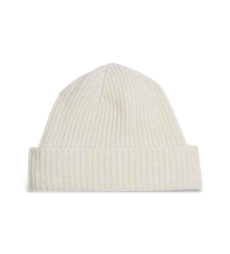 Tommy Hilfiger Bonnet en cachemire extensible blanc