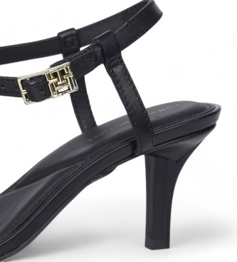 Tommy Hilfiger Black Party Sandals