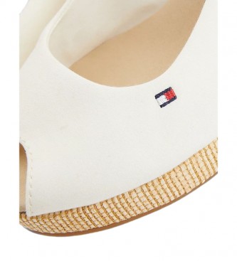 Tommy Hilfiger Sandals Iconic Elba Sling Back white -Height heel: 7 cm- 