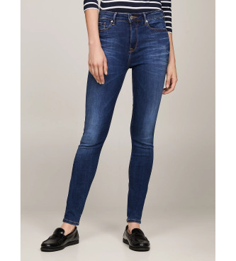 Tommy Hilfiger Niebieskie dżinsy Faded Heritage