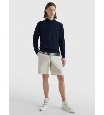 Tommy Hilfiger Jumper 1985 Collection i ren navyfarvet bomuld