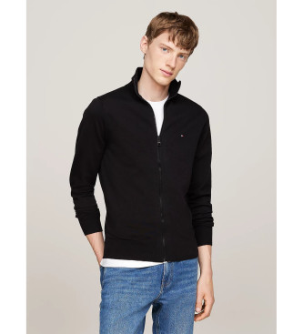 Tommy Hilfiger Pull 1985 avec fermeture  glissire noire