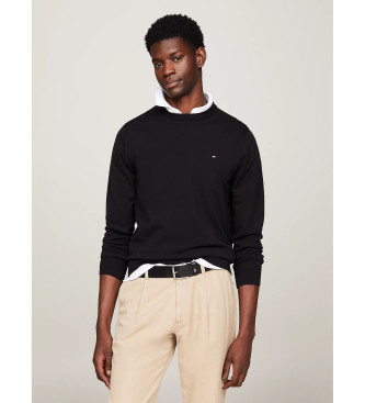 Tommy Hilfiger Pull 1985 col ras du cou noir