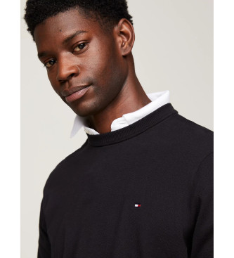 Tommy Hilfiger Pull 1985 col ras du cou noir