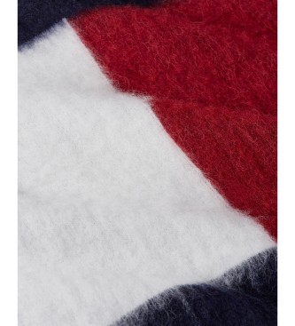 Tommy Hilfiger Sweter z mieszanki alpaki w kolorze granatowym