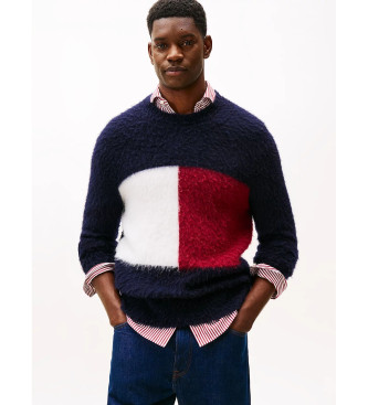 Tommy Hilfiger Pull large en alpaga marine