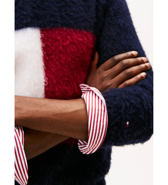 Tommy Hilfiger Pull large en alpaga marine