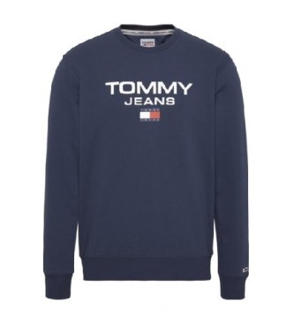 Tommy Jeans Marineblauer Freizeitpullover