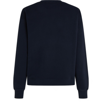 Tommy Hilfiger Jumper with logo in Script font embroidered in navy