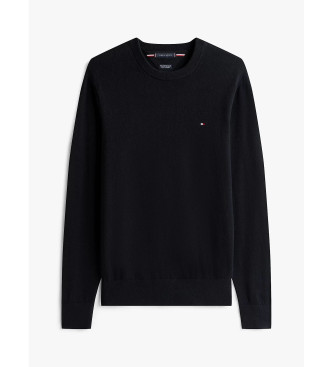 Tommy Hilfiger Pull en cachemire noir  col ras du cou