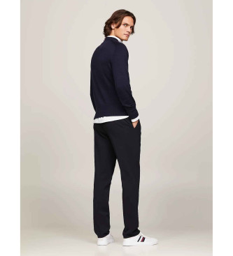 Tommy Hilfiger Maglione blu scuro con vestibilit ampia Monogram TH