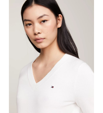 Tommy Hilfiger Heritage V-neck jumper white