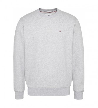 Tommy Jeans Sweatshirt Regular Fleece C Neck gris