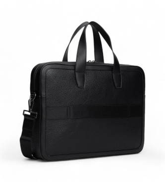 Tommy Hilfiger Valigetta per laptop con monogramma nero