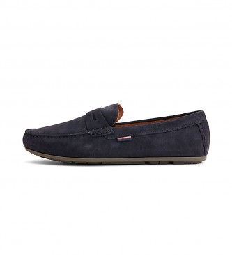 Tommy Hilfiger Classic Driver navy leather loafers