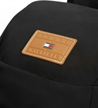 Tommy Hilfiger Avslappnad ryggs�ck med lock och fickor newgro