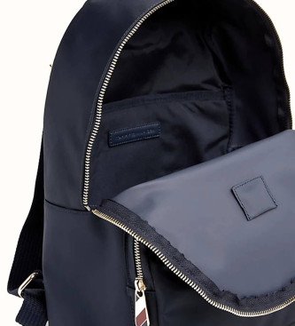 Tommy Hilfiger Backpack with TH Emblem badge in navy blue