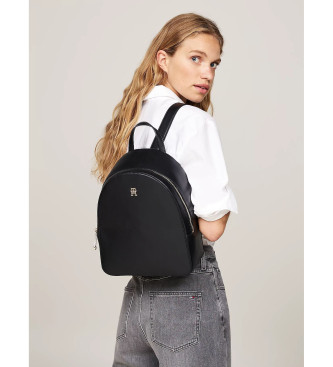 Tommy Hilfiger Schwarzer Monotypie-Rucksack