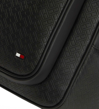 Tommy Hilfiger Zaino curvo con loghi neri in rilievo