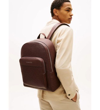 Tommy Hilfiger Zaino con bandiera marrone
