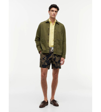 Tommy Hilfiger Sapatos de barco em pele castanha Emilio