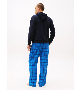 Tommy Hilfiger Originelles Kapuzensweatshirt mit marineblauem Logo