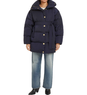 Tommy Hilfiger Short navy quilted coat