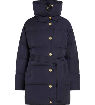 Tommy Hilfiger Short navy quilted coat